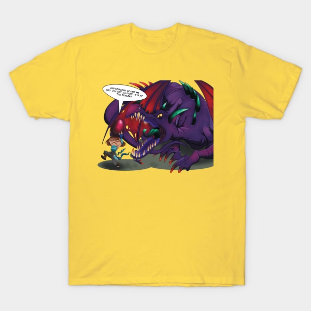 Stealing from the Dragon T-Shirt by masciajames